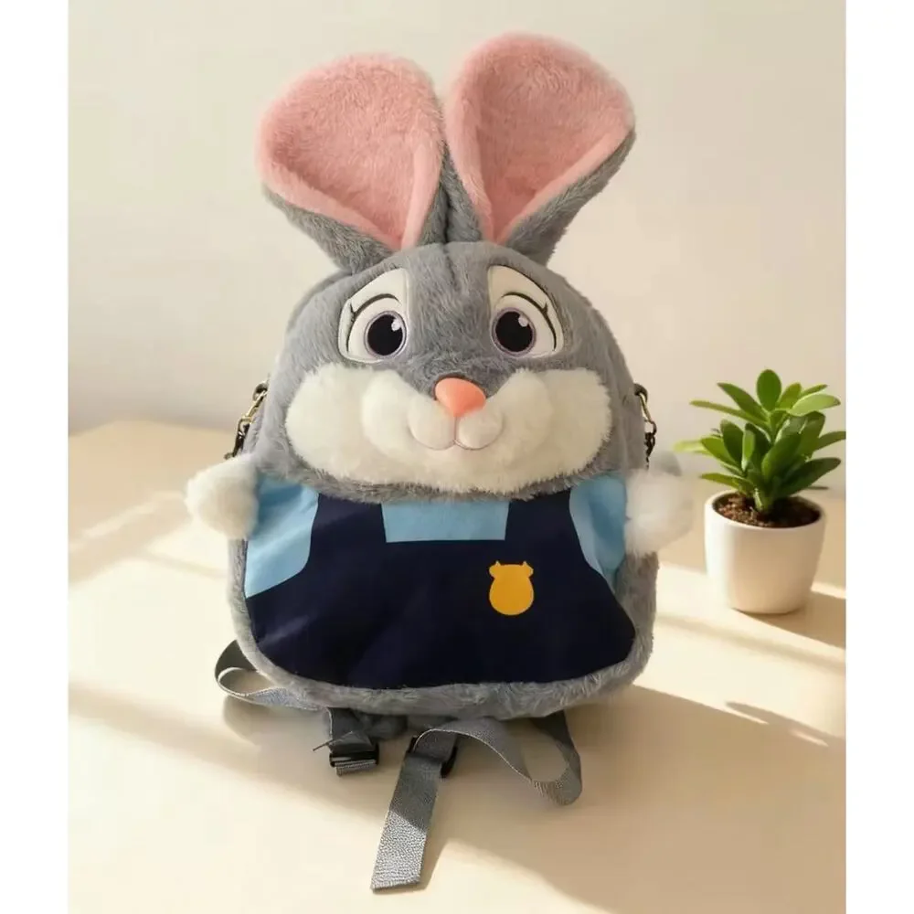 Zootopia Judy Hopps Plush Backpack & Carrot Recorder Toy Kids Gift Set